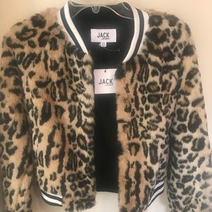 Jack by bb Dakota jacket leopard XS
